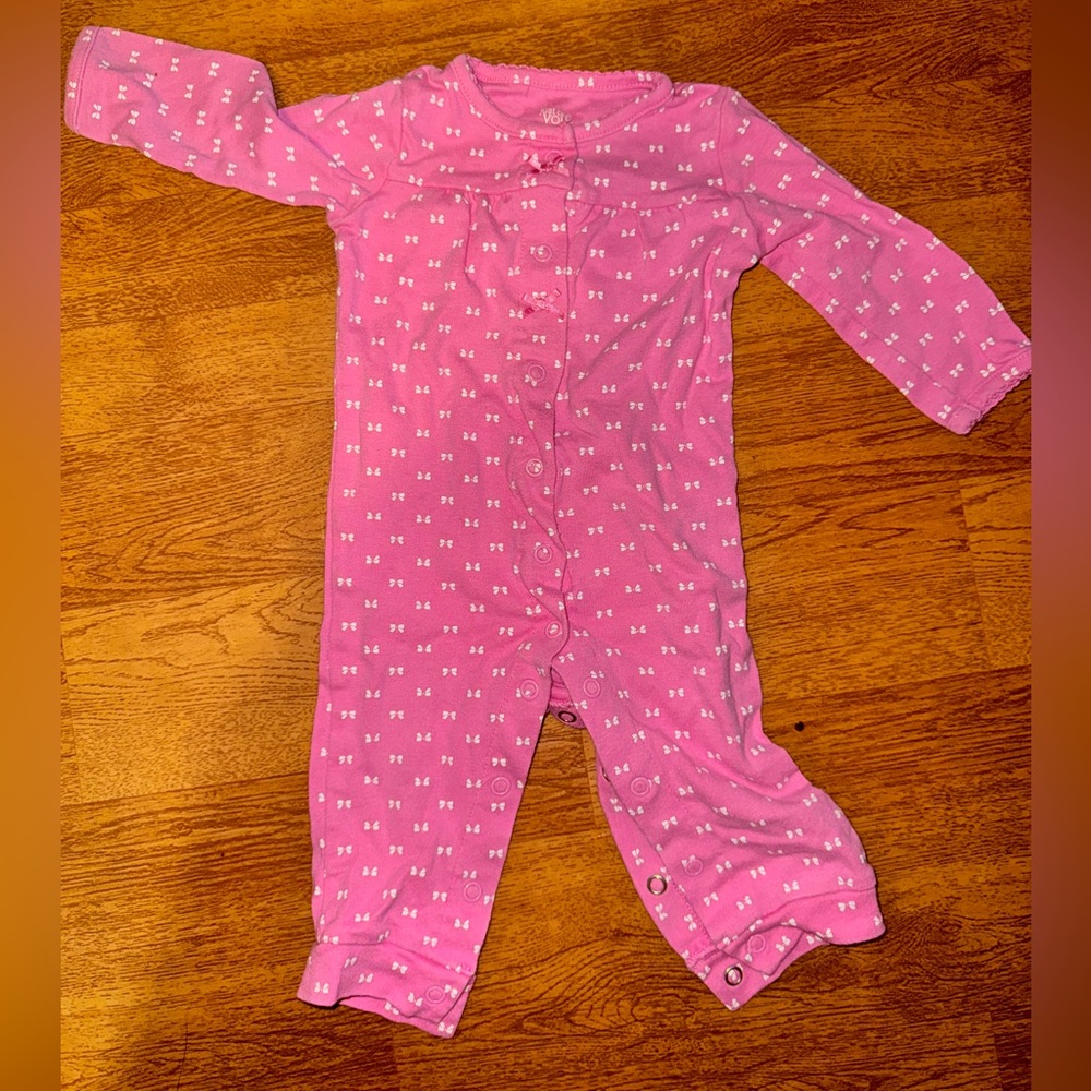Cozy Pink Kids Footie Pajamas